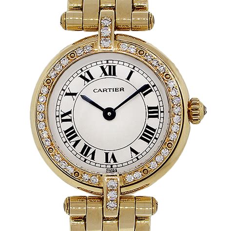 ' ladies diamond cartier watches|cartier full diamond watch.